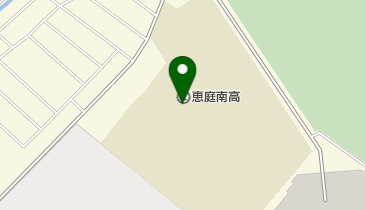 北海道恵庭南高校の地図画像