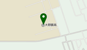 北海道大野農業高校の地図画像