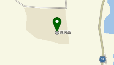 北海道奥尻高校の地図画像