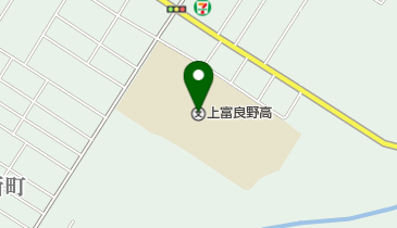 北海道上富良野高校の地図画像