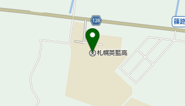 北海道札幌英藍高校の地図画像