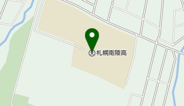 北海道札幌南陵高校の地図画像