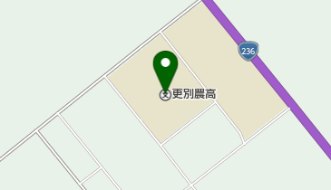 北海道更別農業高校の地図画像