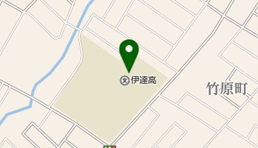 北海道伊達開来高校の地図画像