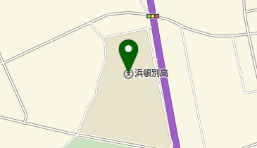 北海道浜頓別高校の地図画像