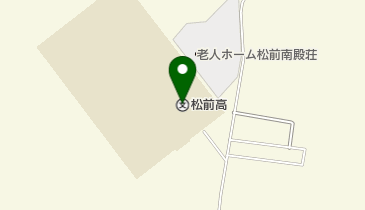 北海道松前高校の地図画像