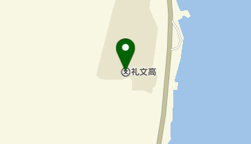 北海道礼文高校の地図画像