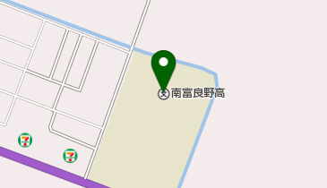 北海道南富良野高校の地図画像