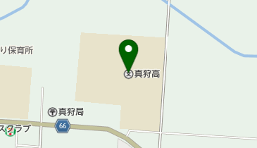 真狩村立真狩高校の地図画像