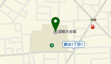 私立函館大谷高校の地図画像