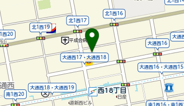 私立飛鳥未来高校札幌キャンパスの地図画像