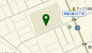 旭川市立神居東中学校の地図画像