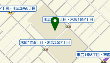 旭川市立広陵中学校の地図画像
