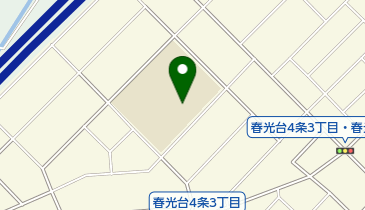 旭川市立春光台中学校の地図画像