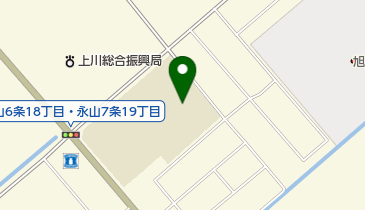 旭川市立永山中学校の地図画像