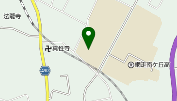 網走市立第一中学校の地図画像