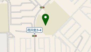 石狩市立花川北中学校の地図画像