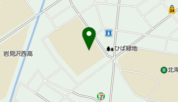 岩見沢市立光陵中学校の地図画像