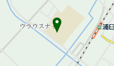 浦臼町立浦臼中学校の地図画像