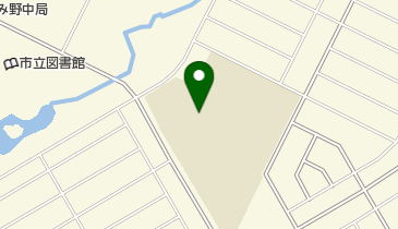 恵庭市立恵み野中学校の地図画像