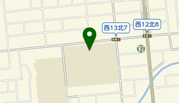 帯広市立帯広第一中学校の地図画像