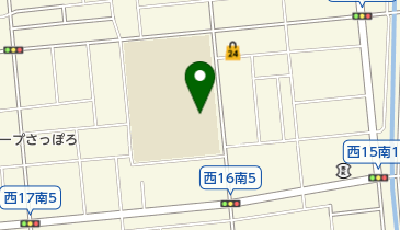 帯広市立帯広第五中学校の地図画像
