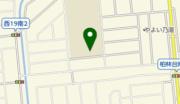 帯広市立西陵中学校の地図画像
