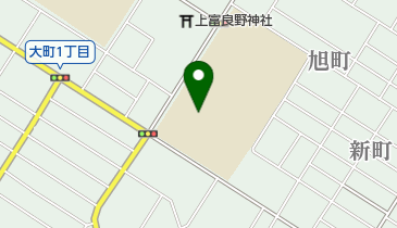 上富良野町立上富良野中学校の地図画像
