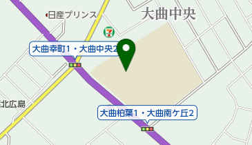 北広島市立大曲中学校の地図画像