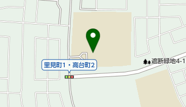 北広島市立緑陽中学校の地図画像