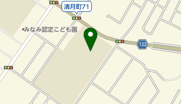 北見市立南中学校の地図画像