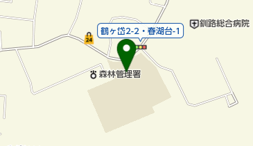 釧路市立幣舞中学校の地図画像