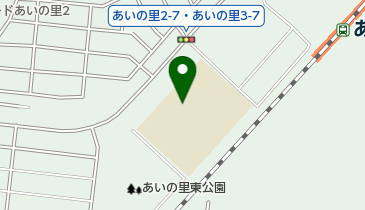 札幌市立あいの里東中学校の地図画像
