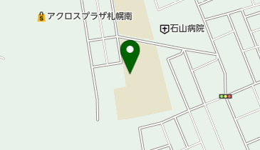 札幌市立石山中学校の地図画像
