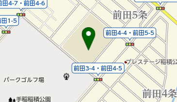 札幌市立稲積中学校の地図画像