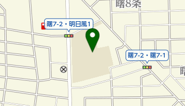 札幌市立稲陵中学校の地図画像