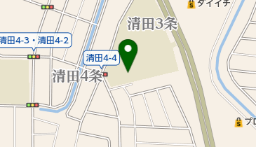 札幌市立清田中学校の地図画像