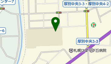 札幌市立信濃中学校の地図画像