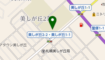 札幌市立真栄中学校の地図画像