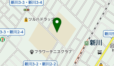 札幌市立新川中学校の地図画像