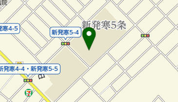 札幌市立新陵中学校の地図画像