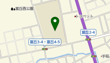 札幌市立手稲中学校の地図画像