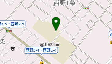 札幌市立手稲東中学校の地図画像