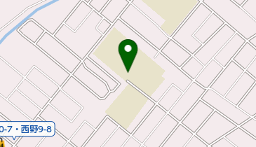 札幌市立西野中学校の地図画像