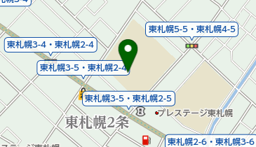 札幌市立日章中学校の地図画像