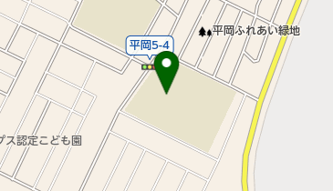 札幌市立平岡中央中学校の地図画像