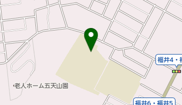 札幌市立福井野中学校の地図画像