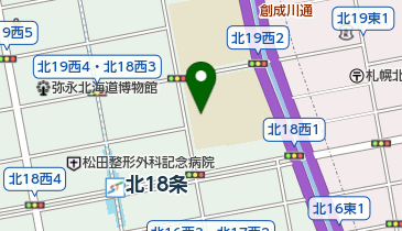 札幌市立北辰中学校の地図画像