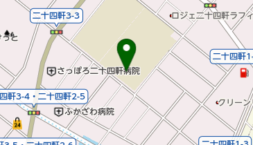 札幌市立陵北中学校の地図画像