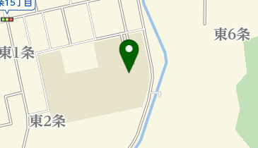 士別市立士別南中学校の地図画像